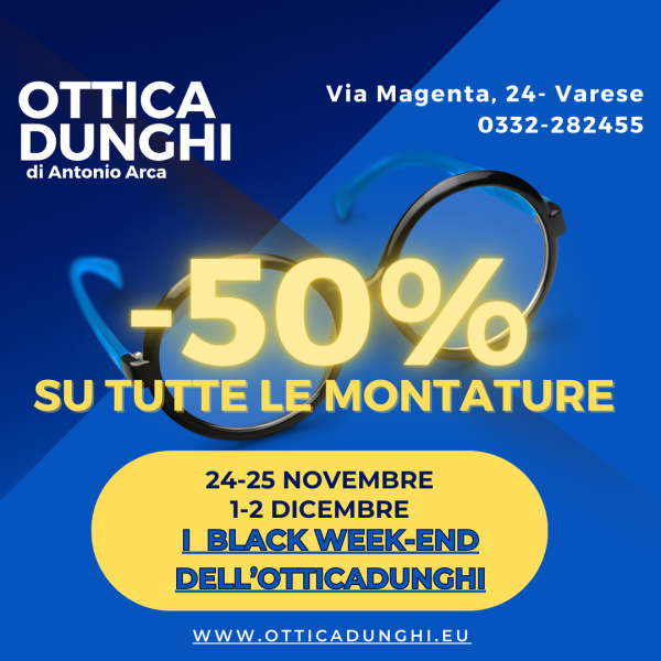 Omaggio 30 anni di attività all'OtticaDunghi a Varese